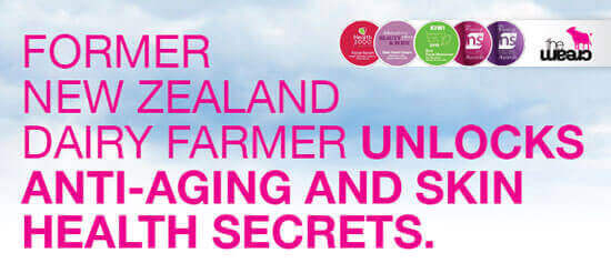 Former New Zealand Dairy Farmer unlocks Anti-Aging and Skin Health secrets.