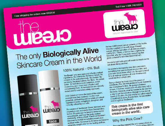 theCream® is the Only Biologically Alive Skincare in the World